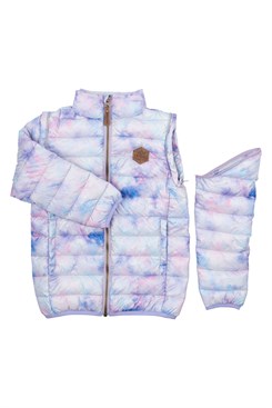 Mikk-Line Nylon puffer 2 in 1 Jacket - Dusk